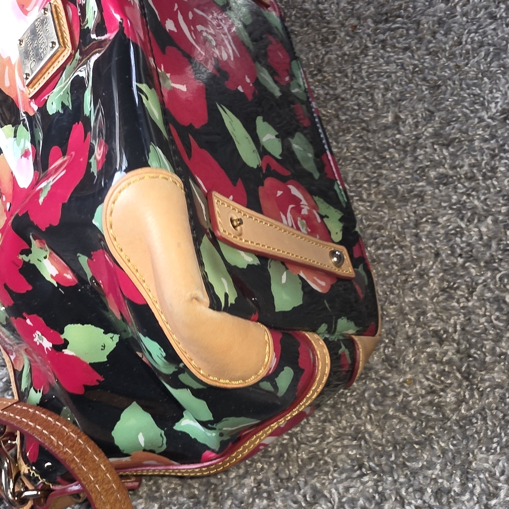 Dooney & Bourke Rose Garden Dome Satchel - Picture 2 of 10